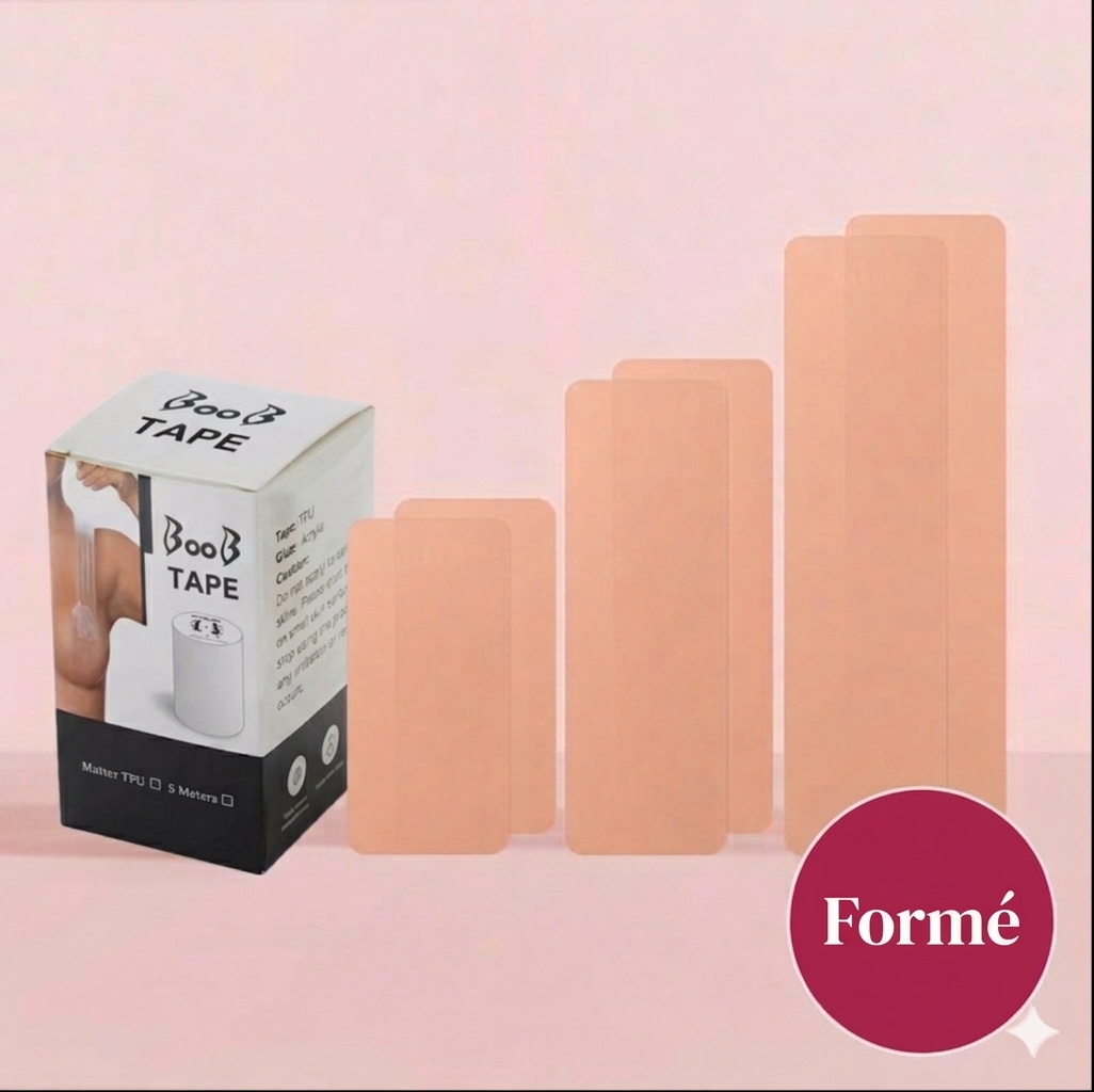 Formé Invisible Lift Tape – Seamless Skin-Matching Support Roll (Stretch-Fit, Sweatproof)